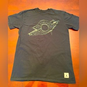 Nike Air Jordan Dave White Wings For The Future T Shirt Retro 1 DW Black
